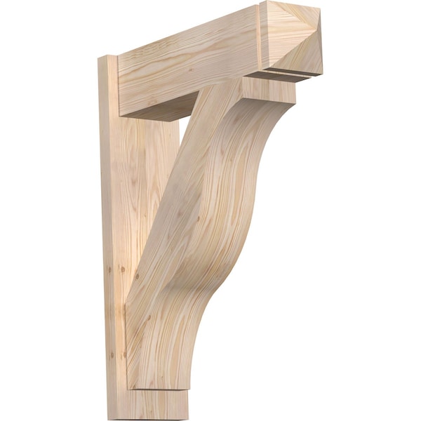 Ekena Millwork Funston Arts & Crafts Smooth Outlooker, Douglas Fir, 7 1/2"W x 26"D x 32"H OUT08X26X32FST03SDF - main